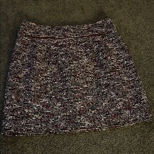 LOFT Multicolor Tweed Mini Skirt 4P